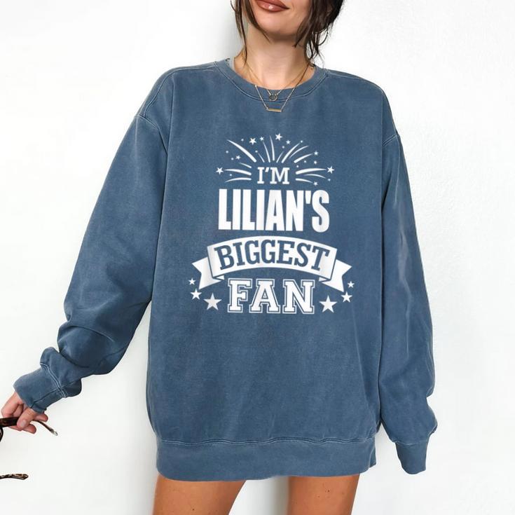 Lilian Personalized Name Sports Fan Birthday Graduation Comfort Colors Sweatshirt