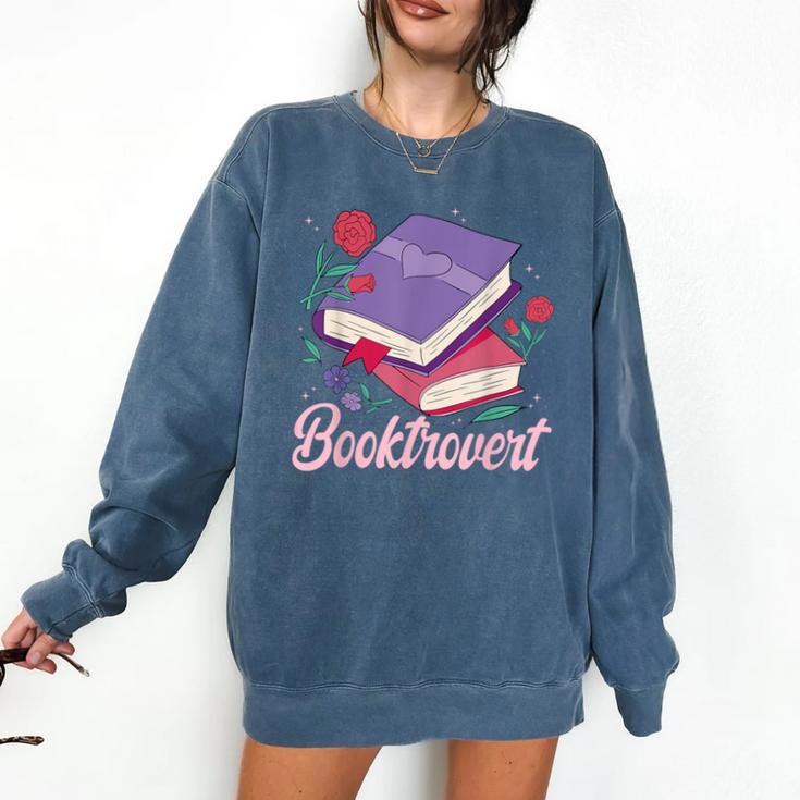 Literary Reading Book Introvert Booktrovert Reading Comfort Colors Sweatshirt