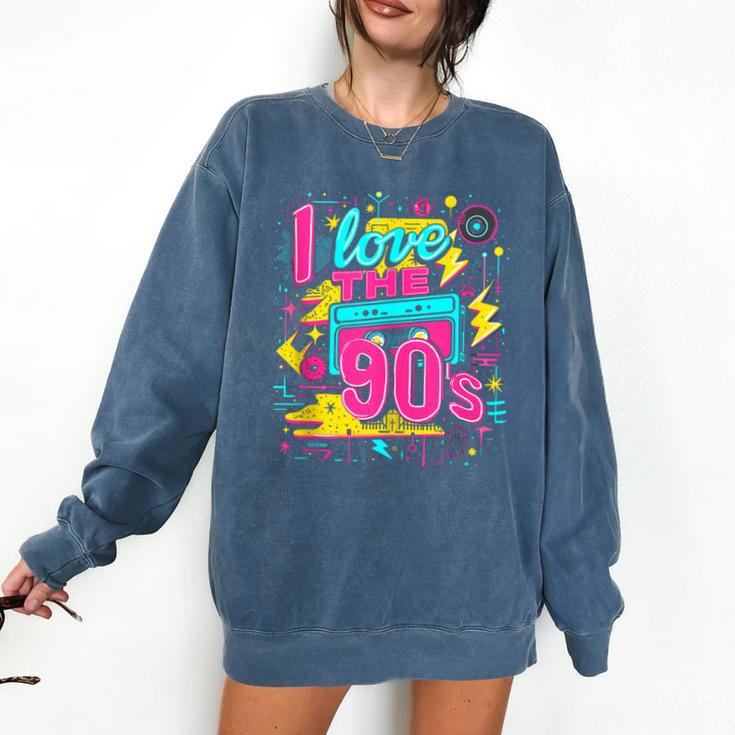 I Love The 90'S 90s Nostalgia Comfort Colors Sweatshirt