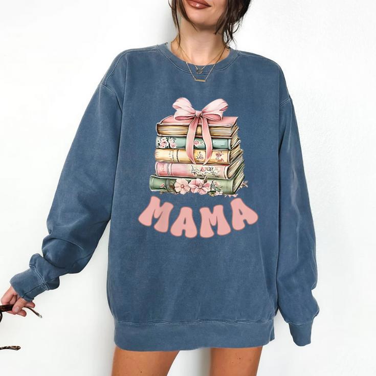 Mama Book First Chapter Birthday Family Matching Party Comfort Colors Sweatshirt