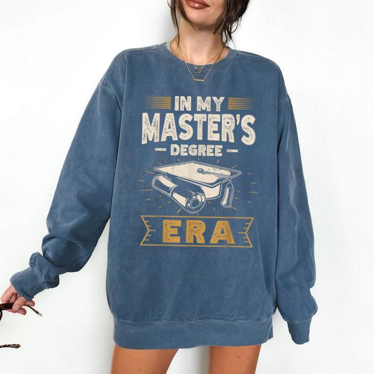 Master’s Degree Era MBA Masters Degree Graduation Comfort Colors Sweatshirt