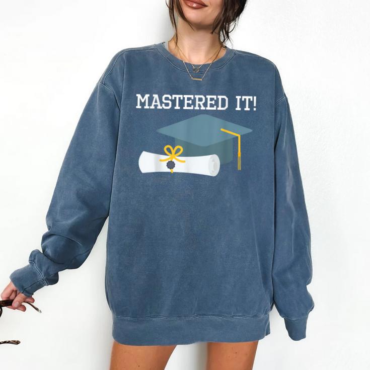 Masters Degree Graduation 2021 Social Work MPH MSW Grad Comfort Colors Sweatshirt