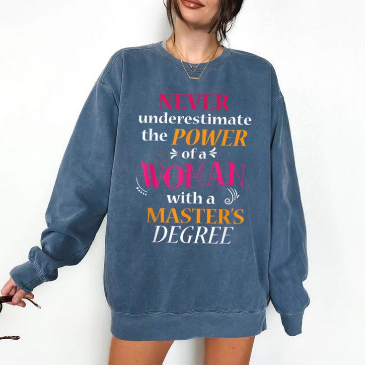 Masters Degree Graduation MPH Social Work Comfort Colors Sweatshirt
