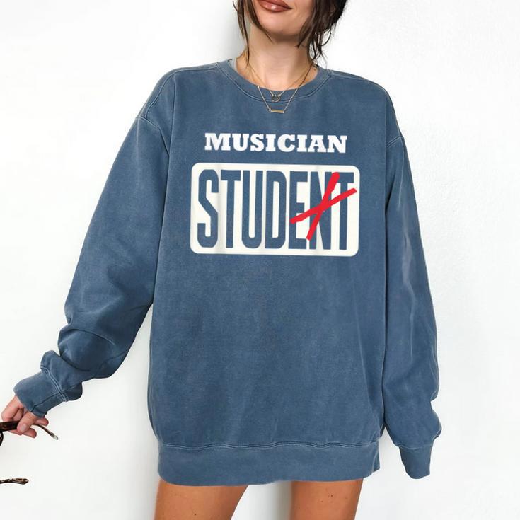 MUSICIAN Student Shirt Graduation MUSICIAN Stud Comfort Colors Sweatshirt