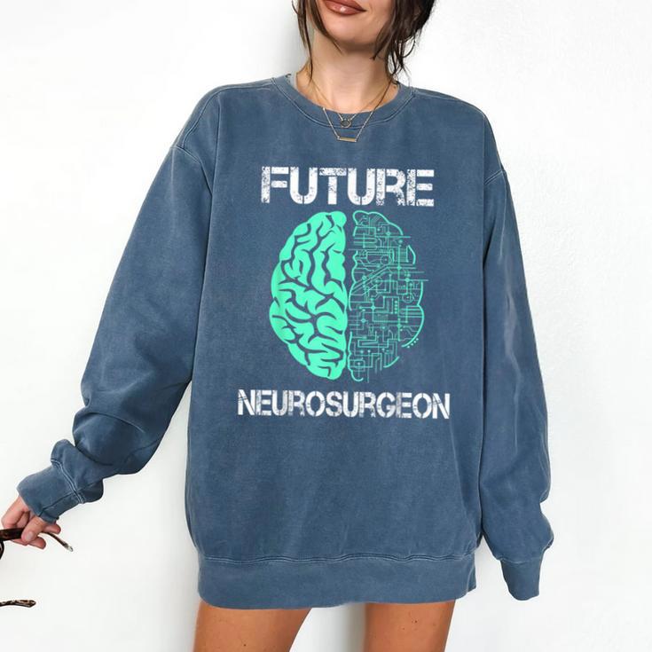 Neuro Surgeon Brain Student Graduation Future Neurosurgeon Comfort Colors Sweatshirt