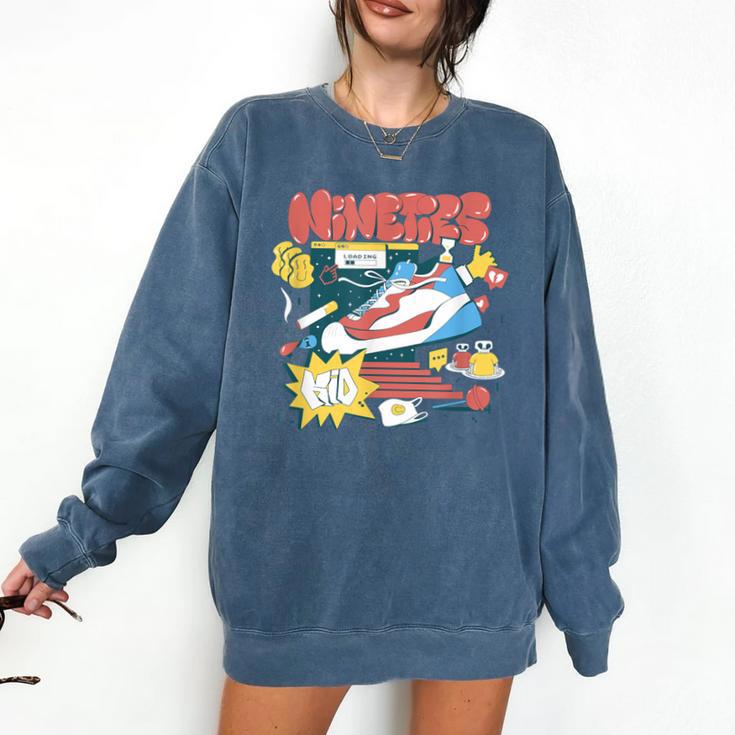 Nostalgia Gen X 90s Nineties Things Comfort Colors Sweatshirt