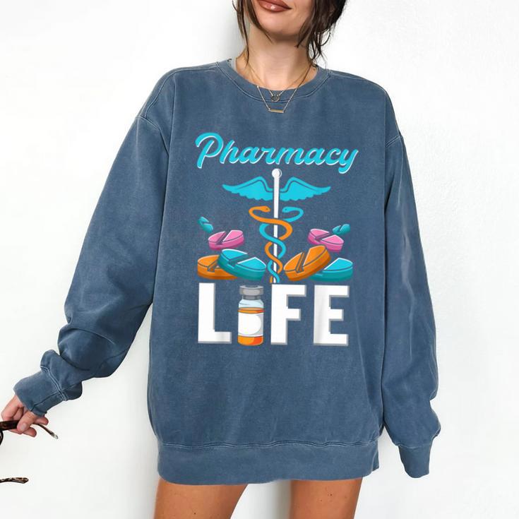 Pharmacy Life Pharmacist Chemist Student PharmD Graduation Comfort Colors Sweatshirt