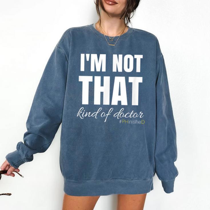 PhD Phinished 2018 PhD Graduation Tshirt Comfort Colors Sweatshirt