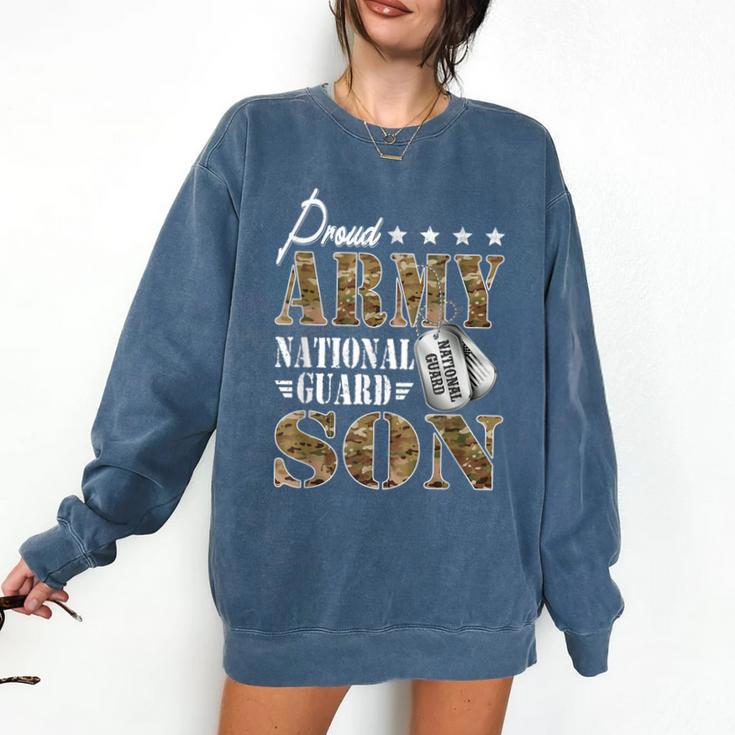 Proud Army National Guard Son National Guard Graduation Comfort Colors Sweatshirt