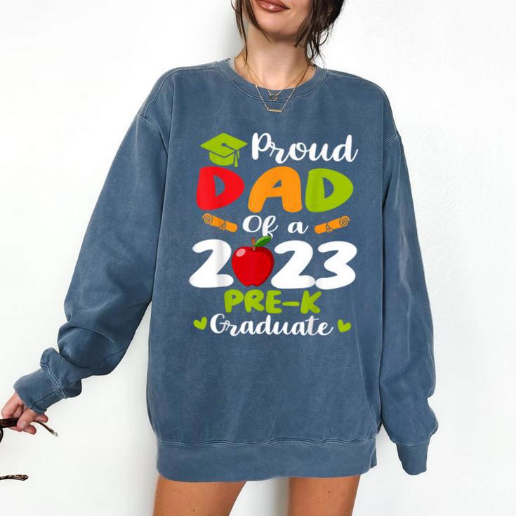 Proud Dad Of 2023 Pre K Graduate Graduation Comfort Colors Sweatshirt