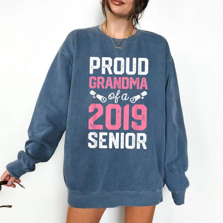 Proud Grandma Of A Class 2019 Senior T Shirt Graduation Comfort Colors Sweatshirt