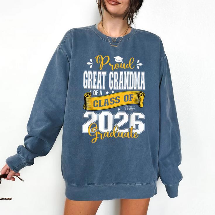 Proud Great Grandma Of a Class Of 2026 Graduate Graduation Comfort Colors Sweatshirt