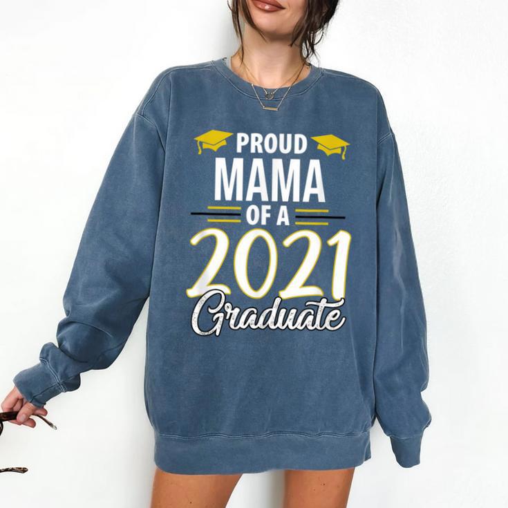 Proud Mama Of A 2021 Graduate Graduation Clothes MBA PhD Comfort Colors Sweatshirt
