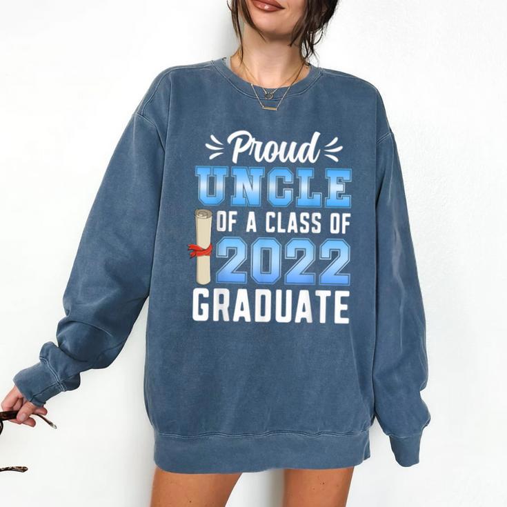 Proud Uncle Of A Class Of 2022 Graduate 22 Senior Graduation Comfort Colors Sweatshirt