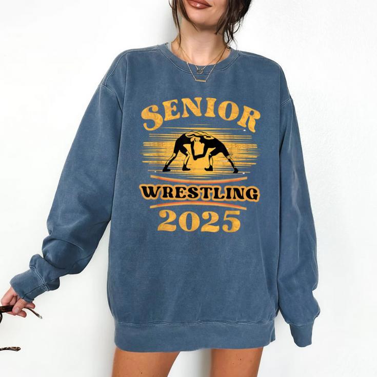 Proud Wrestler Graduation Apparel For Supporters And Seniors Comfort Colors Sweatshirt