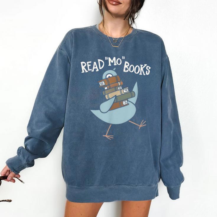 Read More Books Pigeon Book Lover Comfort Colors Sweatshirt