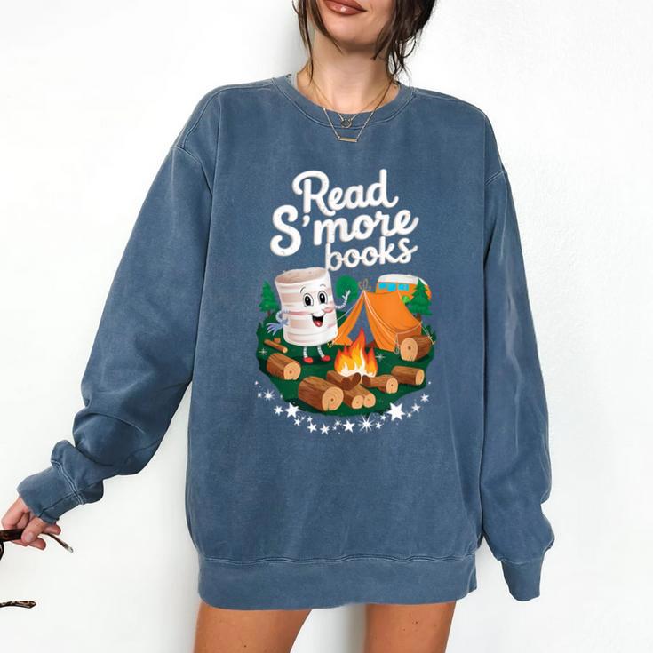 Read S'More Books Around Campfire National Book Week Comfort Colors Sweatshirt