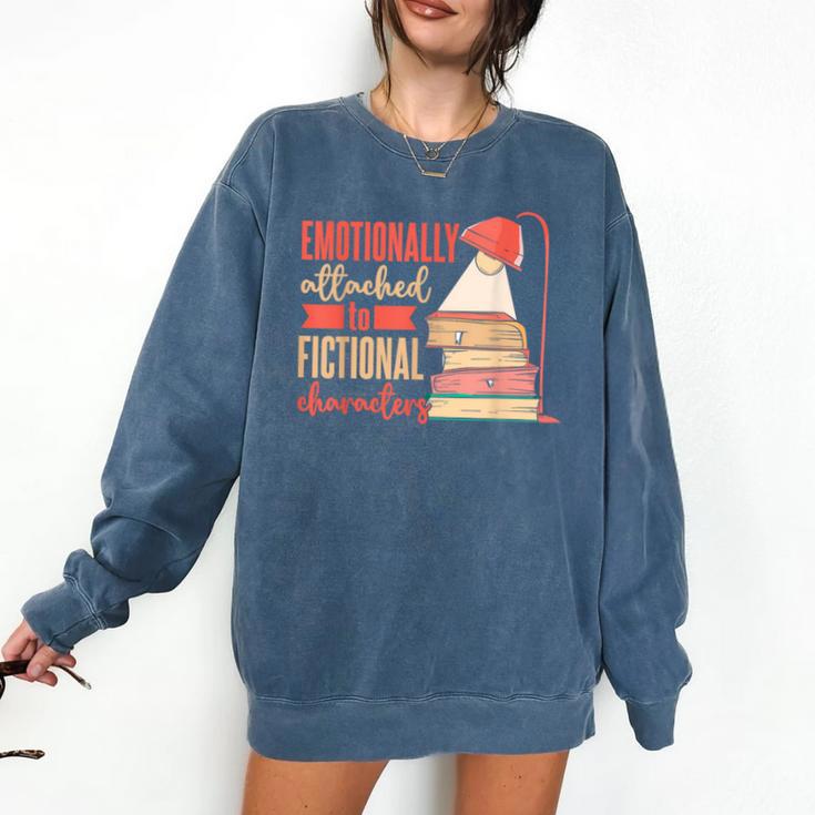 Reader Bookworm Fictional Character Reading Introvert Comfort Colors Sweatshirt