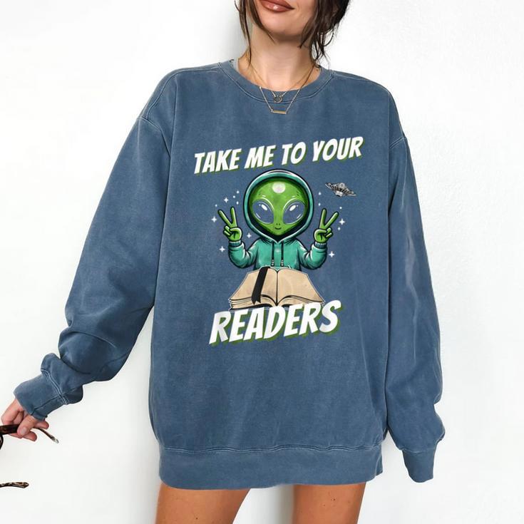 Take Me To Your Readers Across America Read More Books Comfort Colors Sweatshirt
