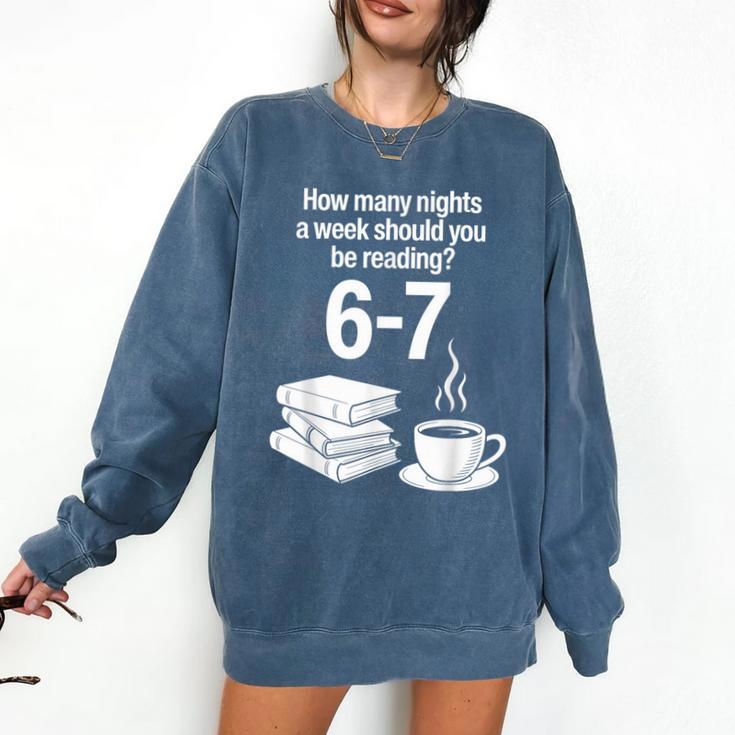 Reading 67 Meme English Teacher Book Lover Comfort Colors Sweatshirt