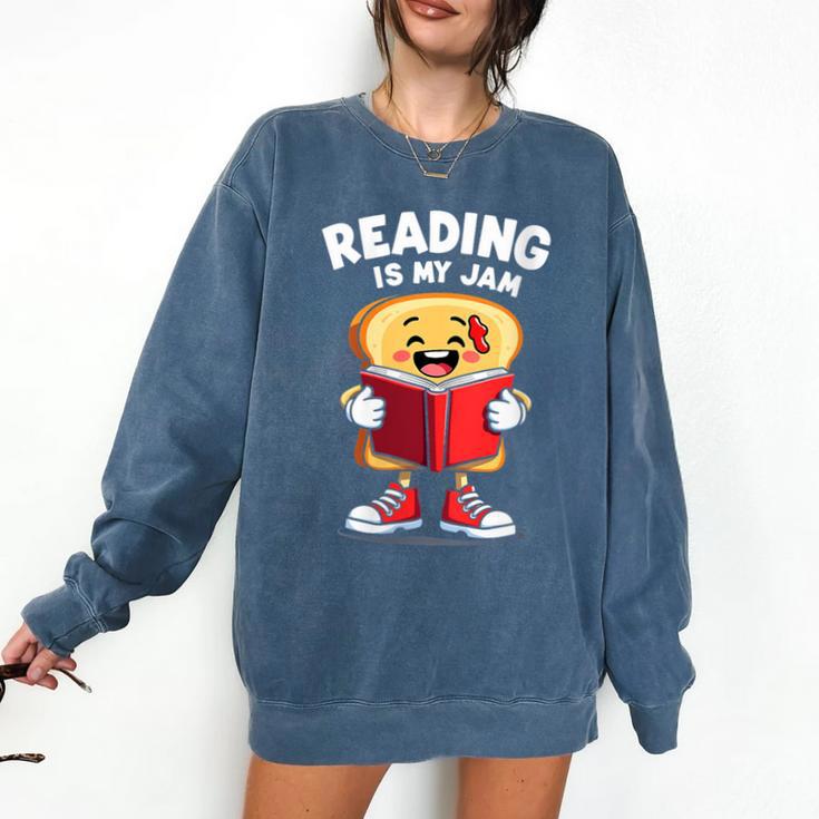 Reading Is My Jam I Love To Read Books Comfort Colors Sweatshirt
