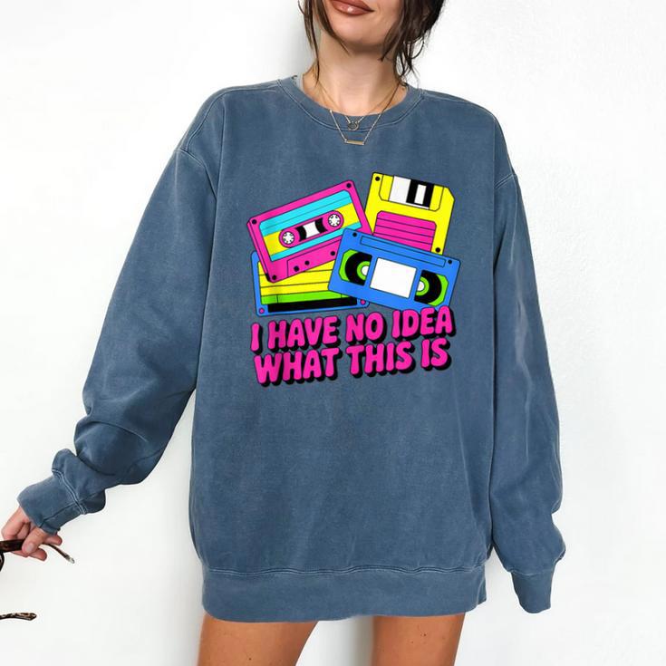 Retro Cassette Vintage 80s Nostalgia Comfort Colors Sweatshirt