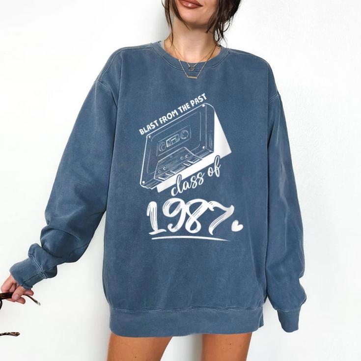 Reunion Class Of 1987 School Graduation Blast From The Past Comfort Colors Sweatshirt
