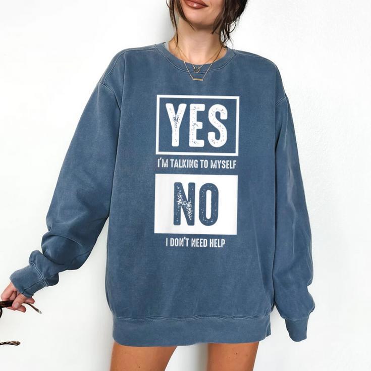 Sarcastic Independent Shopper Introvert Shopping Humor Comfort Colors Sweatshirt