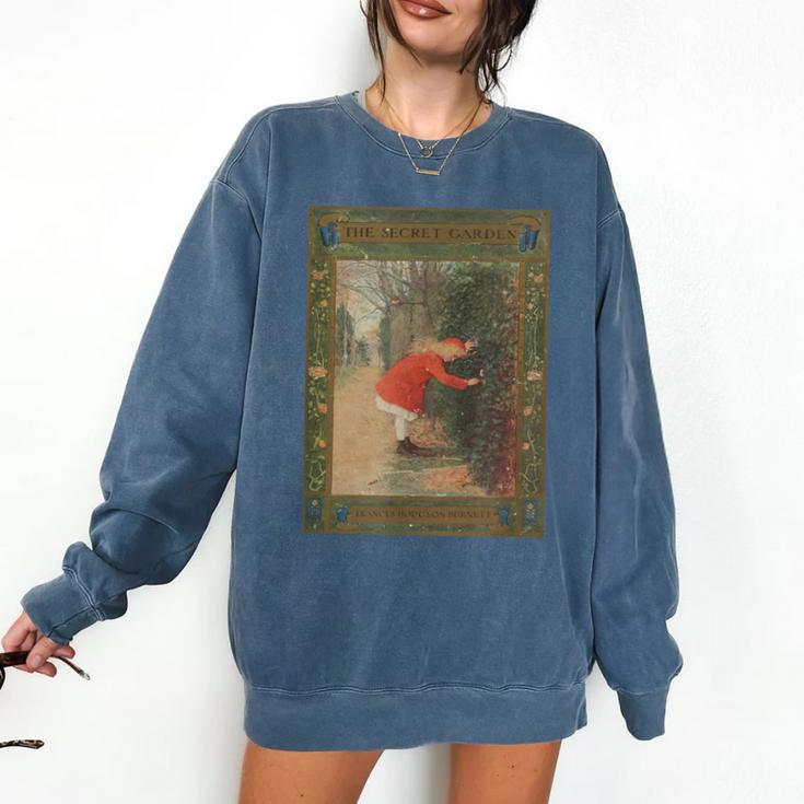The Secret Garden Book Cover Comfort Colors Sweatshirt