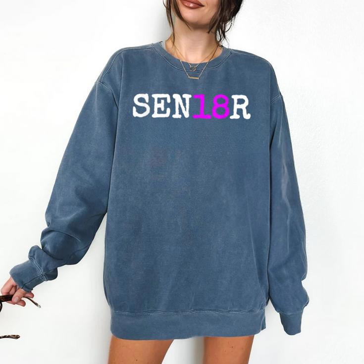 Senior 2018 TShirt Graduation Class Of 2018 Tee Shirt Comfort Colors Sweatshirt