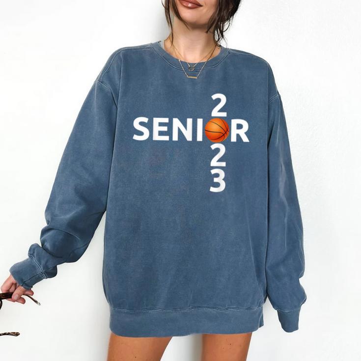 Senior 2023 Basketball Graduation Party Comfort Colors Sweatshirt