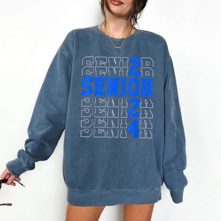 Senior 2024 Graphic Class Of 2024 Graduation Graphic Comfort Colors Sweatshirt