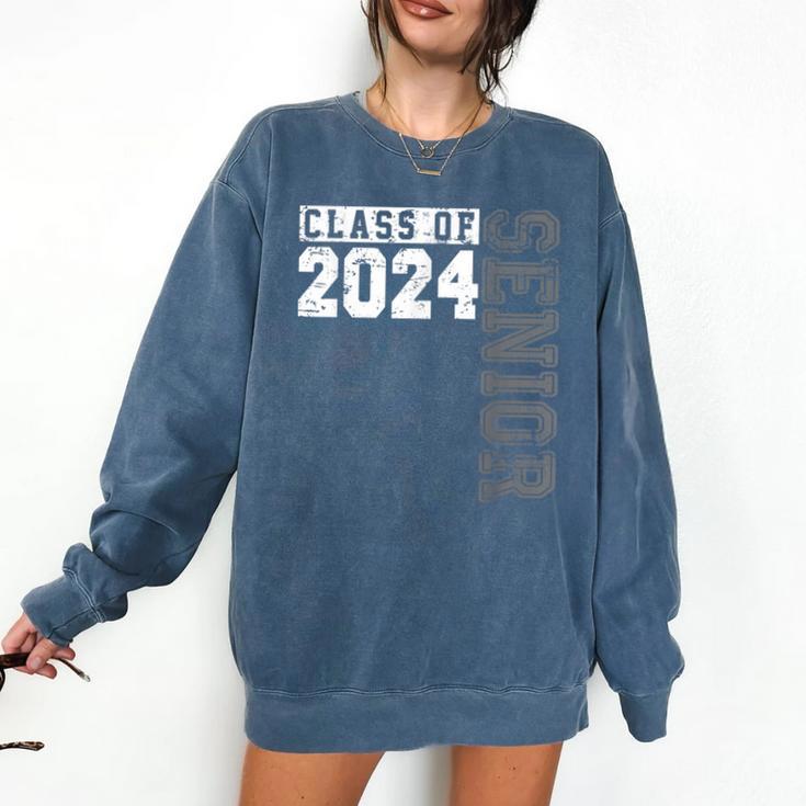 Senior 2024 Class Of 2024 Seniors Graduation 2024 Senior 24 Comfort Colors Sweatshirt