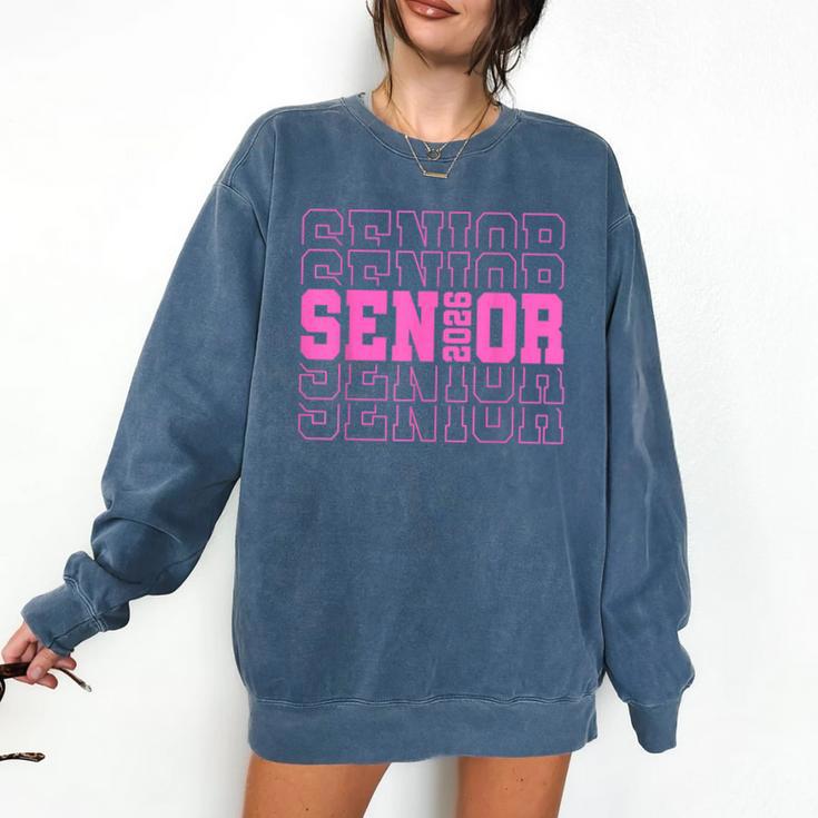 Senior 2026 Class Of 2026 Boys Girls Matching Graduation Comfort Colors Sweatshirt