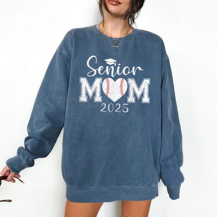 Senior Mom Baseball 2025 Class Of 2025 Graduation Comfort Colors Sweatshirt