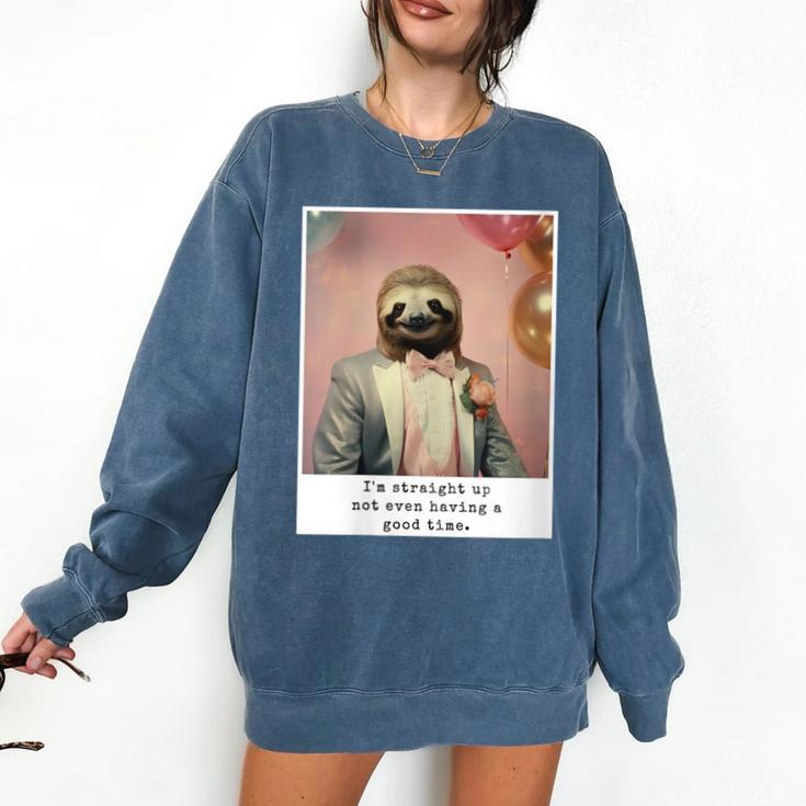 Social Anxiety Not Having A Good Time Socializing Introvert Comfort Colors Sweatshirt