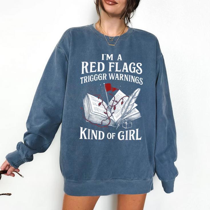Spicy Book Reader Morally Gray Dark Romance Bookish Comfort Colors Sweatshirt