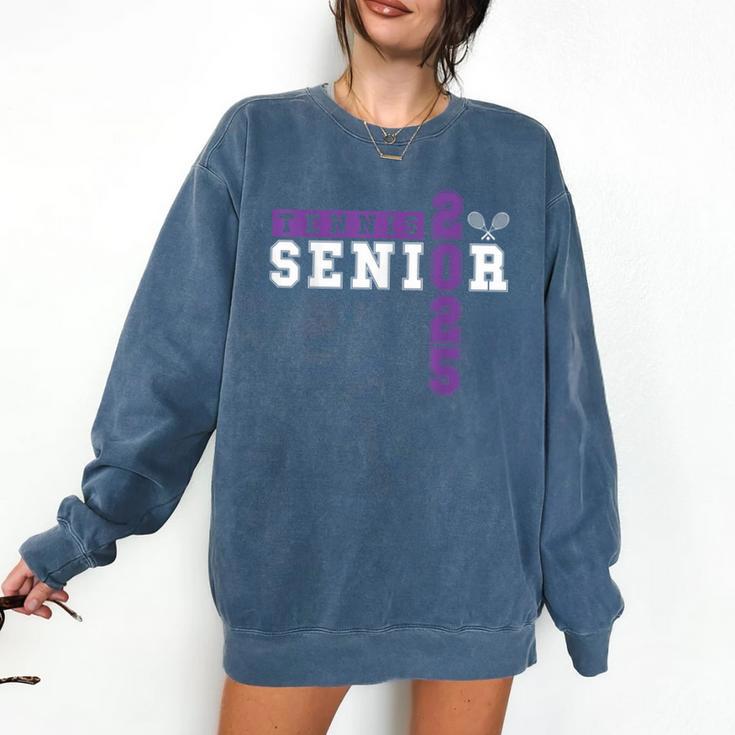 Tennis Senior Night Tennis Senior 2025 Graduation 43 Comfort Colors Sweatshirt