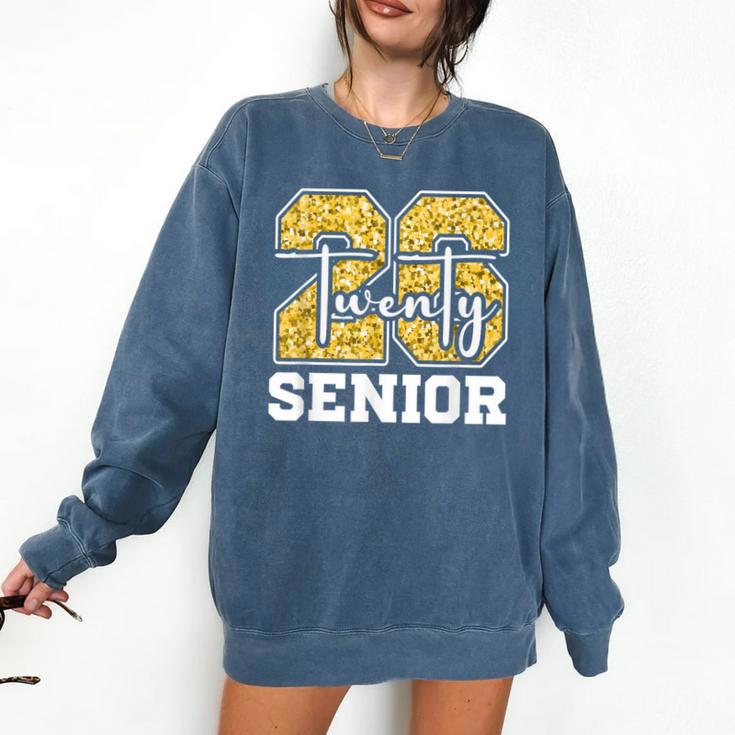 Twenty 2026 Class Of 26 Seniors Back To School Graduation Comfort Colors Sweatshirt