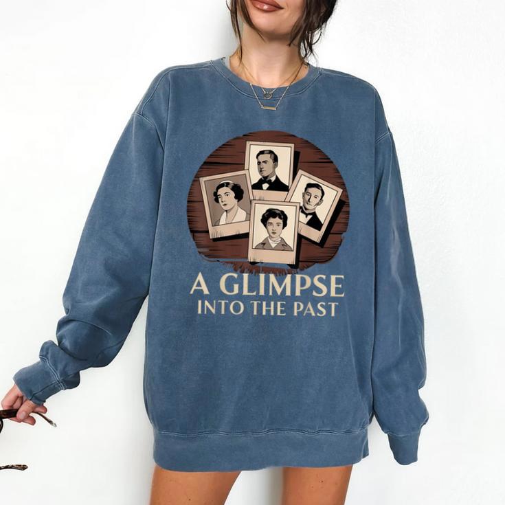 Vintage Portrait Photography Memory Nostalgia Vibe Comfort Colors Sweatshirt