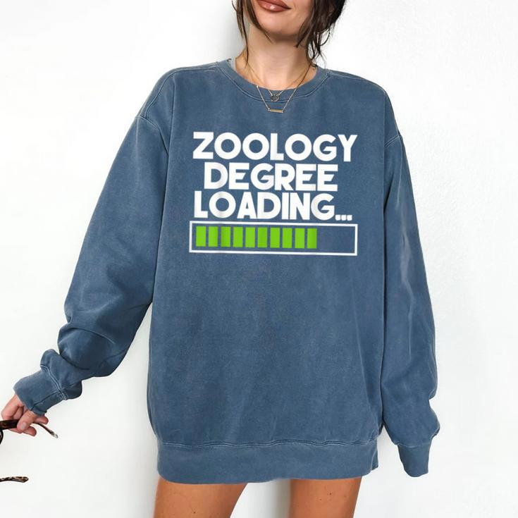 Zoology Degree Loading Zoologist Graduation Student Tee Comfort Colors Sweatshirt