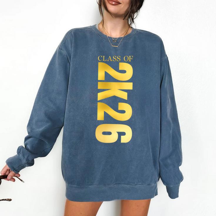 2K26 Class Of 2026 Graduation College Senior Back To School Premium Tri-Blend Comfort Colors Sweatshirt