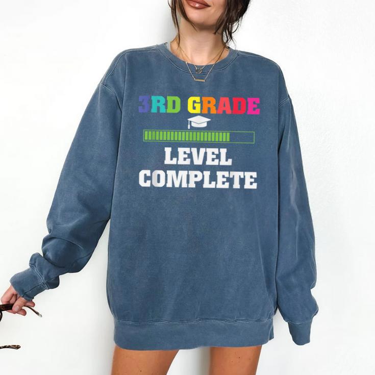 3rd Grade Level Complete Third Grade Graduation Comfort Colors Sweatshirt