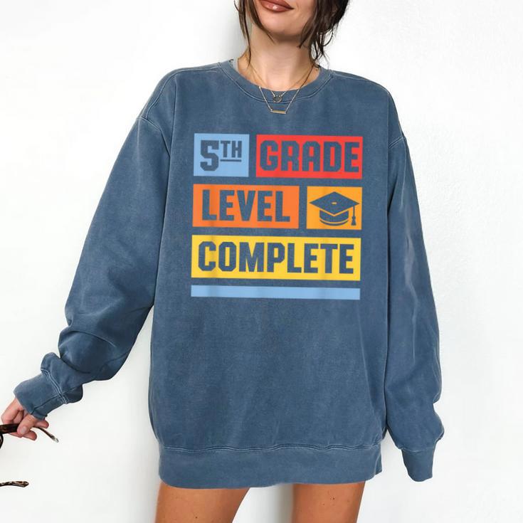 5th Grade Level Complete Shirt Graduation Last Day Of School Comfort Colors Sweatshirt