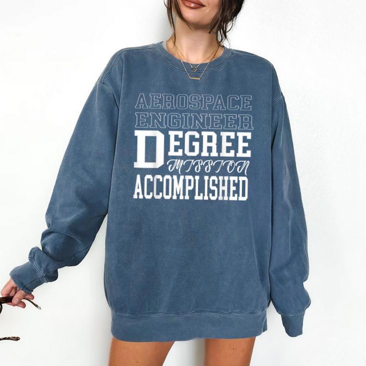 Aerospace Engineering Degree College Graduation T-Shirt Comfort Colors Sweatshirt