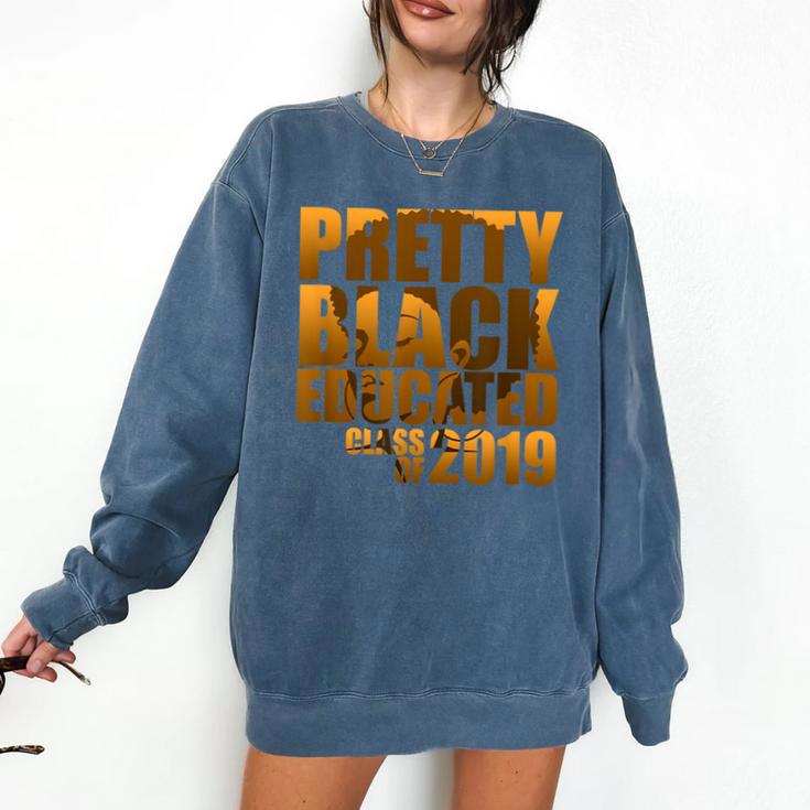 African American Girl Graduation Shirt Senior 2019 Comfort Colors Sweatshirt