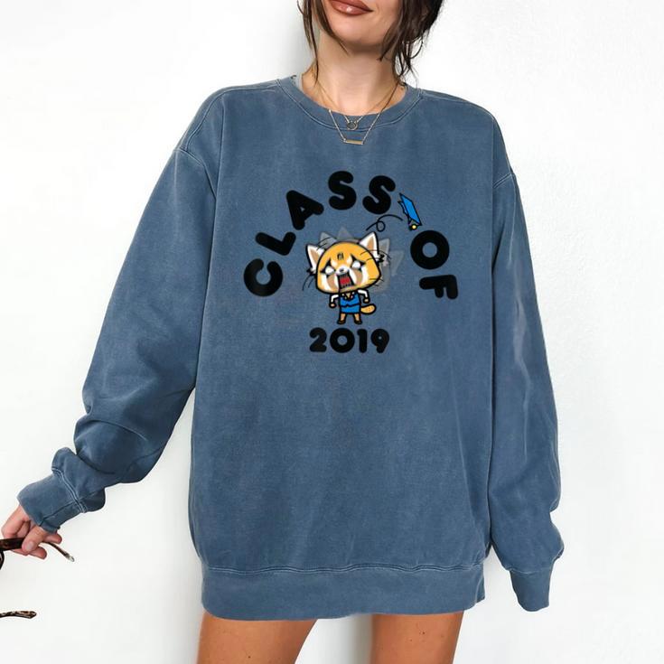 Aggretsuko Class Of 2019 Graduation Seniors Graduate Comfort Colors Sweatshirt