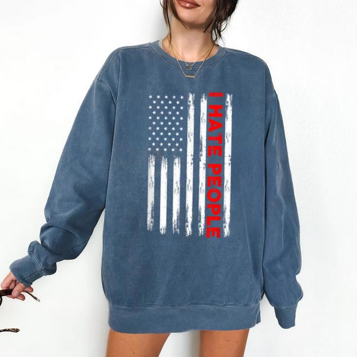 American Flag Loner Geeks Antisocial For Introvert Pride Comfort Colors Sweatshirt American Flag Loner Geeks Antisocial For Introvert Pride Comfort Colors Sweatshirt