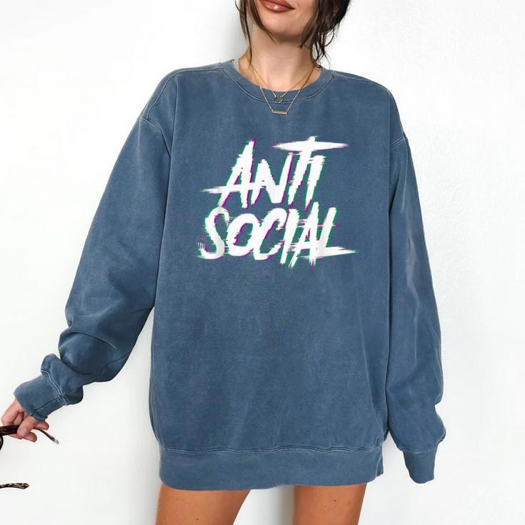Anti Social Anti Social Club Introvert People Hate Comfort Colors Sweatshirt Anti Social Anti Social Club Introvert People Hate Comfort Colors Sweatshirt