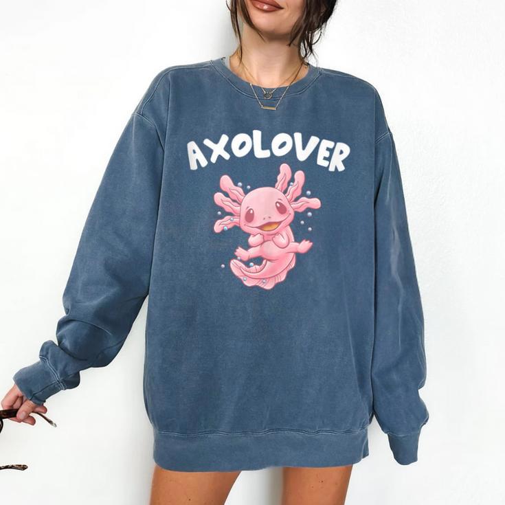 Axolovert Axolotl Humor Salamander Introvert Comfort Colors Sweatshirt Axolovert Axolotl Humor Salamander Introvert Comfort Colors Sweatshirt